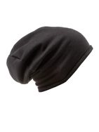Udobna črna kapa H026