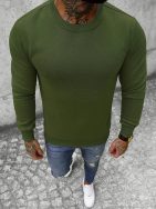 Udoben kaki pulover JS/2001-10Z