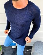 Granat pulover s čudovitimi šivi