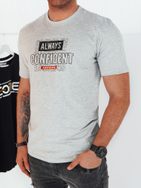 Moderna siva majica s potiskom