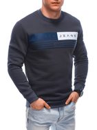 Trendovski grafit pulover brez kapuce B1661