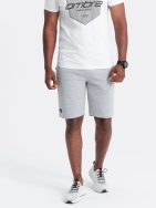 Sive kratke hlače s pletenim videzom V2 SRSK-0150