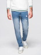 Moderne svetlo modre moške kavbojke V1 PADP-0254