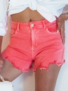 Originalne ženske roza denim kratke hlače Sunylook