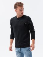Originalen črn pulover z žepom B1355