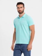 Priložnostna modra moška polo majica V2 POSS-0103