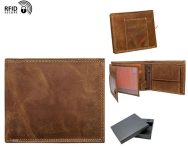 Elegantna svetlo rjava moška denarnica