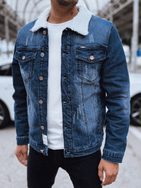 Originalna temno modra prehodna jeans jakna