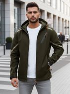 Zanimiva softshell jakna v zeleni barvi