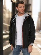 Edinstvena prehodna črna jakna