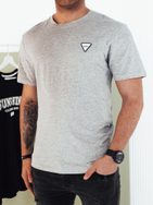 Modna siva moška majica trendovskega dizajna
