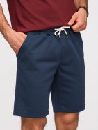 Pletene temno modre moške kratke hlače V3 SRSK-0124