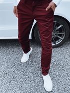 Moške hlače Urban bordo barve