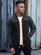 Moderna prešita jakna črna