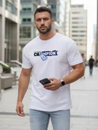 Bela moška majica z napisom CHAMPION