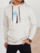 Privlačna siva majica s kapuco