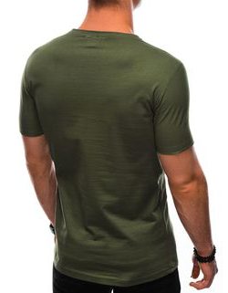 Trendovska majica v zeleni barvi S1405