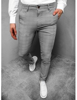 Moške sive hlače zanimivega dizajna DJ/5525