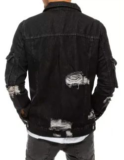 Edinstvena črna jeans jakna