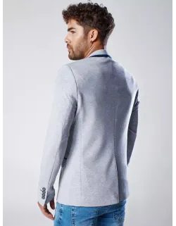Siv suknjič edinstvenega dizajna