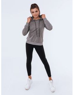 Ženski trendovski temno siv pulover Lara