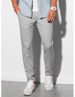 Svetlo-sive elegantne hlače P156