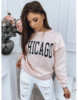 Udobna ženska jopa v rožnati barvi Chicago