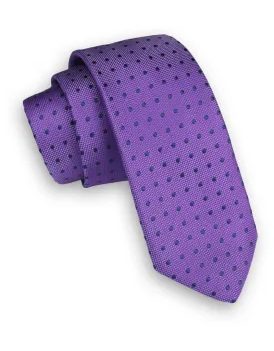 Vijolična pikčasta kravata Alties