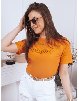 Čudovita ženska majica pomarančne barve Inspire
