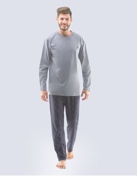Zanimiva pižama v sivi barvi Peter