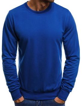 Edinstveni moški pulover v kobalt barvi OZONEE JS/2018