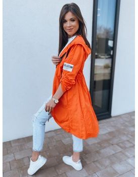 Udobna ženska jakna v pomarančni barvi Cotia