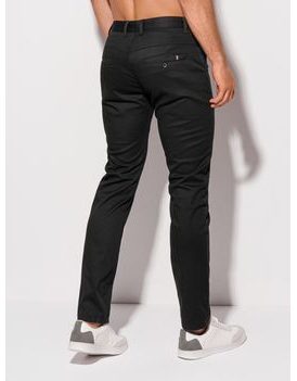 Chinos hlače v črni barvi P1246