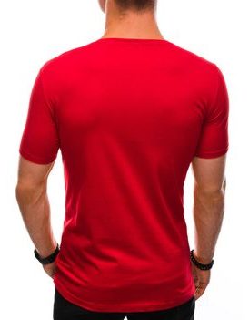 Stilska majica v rdeči barvi S1404