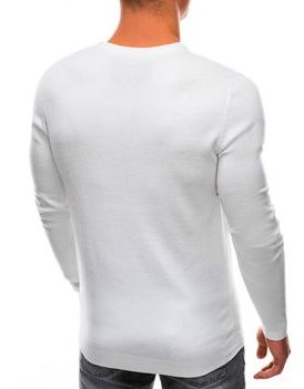 Bel preprost pulover E199