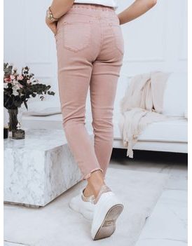Moderne rožnate ženske hlače Miki