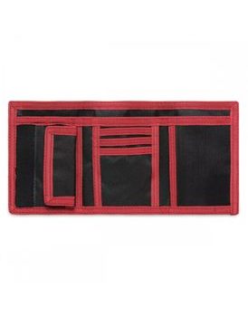 Črno-rdeča trendovska denarnica Vans Slipped