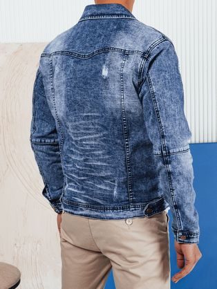 Stilska jeans jakna v sivi barvi