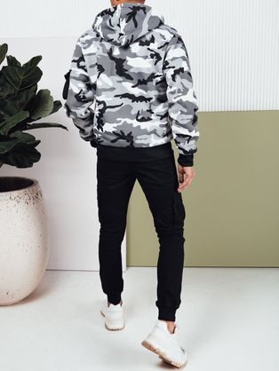 Stilski pulover s potiskom v črni barvi