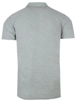 Preprosta bela polo majica S1374