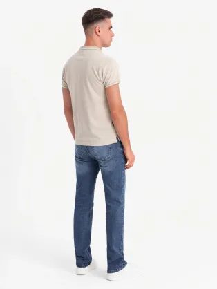 Udobna trendovska rdeča polo majica V2 TSCT-0156