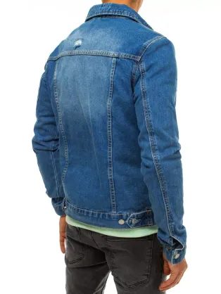 Stilska jeans jakna v sivi barvi