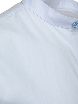 Senzacionalna modra moška srajca s kratkimi rokavi