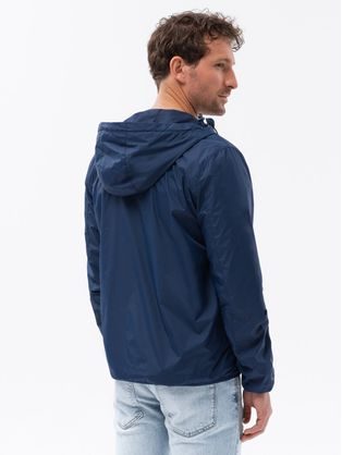 Odlična temno modra softshell jakna brez kapuce