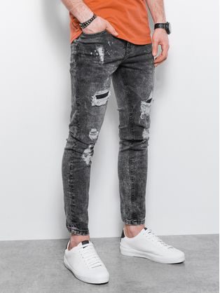 Jeans hlače v svetlo modri barvi P1062