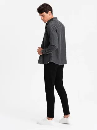 Originalen temno moder pulover V2 SSNZ-22FW-003