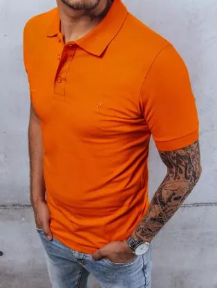 Moderna polo majica v pomarančni barvi
