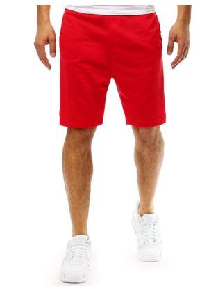 Modne kratke hlače v rdeči barvi