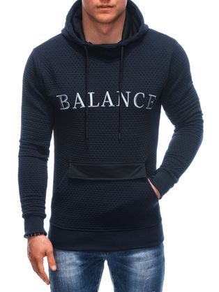 Strukturirani temno moder pulover Balance B1665