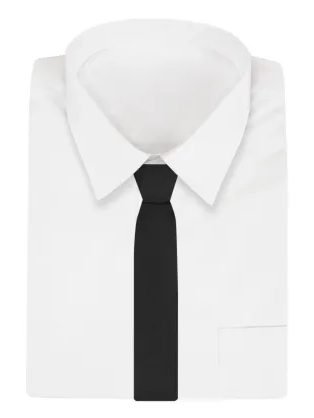 Elegantna kravata v črni barvi Angelo di Monti